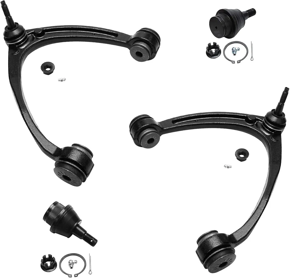 10pc Front Upper Control Arms Ball Joint Tie Rod for Sierra Silverado 1500 Yukon - Image 4 of 4