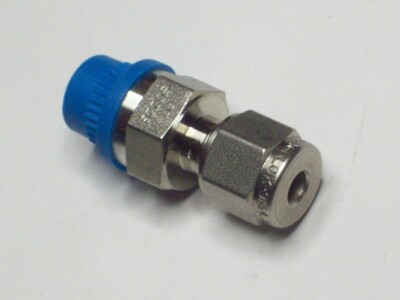 1 - Swagelok Stainless Steel Fitting, 4 MM Tube x 1/8'' ISO Thread, SS-4M0-1-2RP