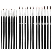 30 Pcs Miniature Paint Brushes Tiny Detail Paint Brushes for Acrylic Watercolor