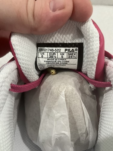 FILA Grade School LNX-100 Chain Stitch Pink 3BM01746-522 Size 6 - Picture 7 of 8