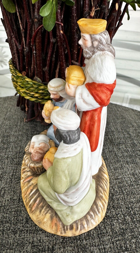 Ceramica Excelsis "Anbetung der Heiligen Drei Könige" Jesus Figur 1989 - Bild 2 von 5