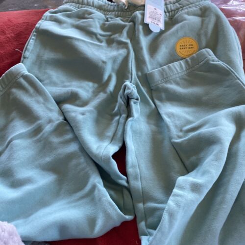 Cat & Jack Kids Athletic Jogger Pants- Ocean Green- Size M New With Tags