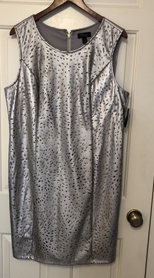 silver dress size 16