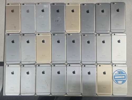 LOT VRAC DE 24 IPHONE 6 DÉFECTUEUX POUR RÉPARATION OU PIECES UNIQUEMENT - Photo 2 sur 2