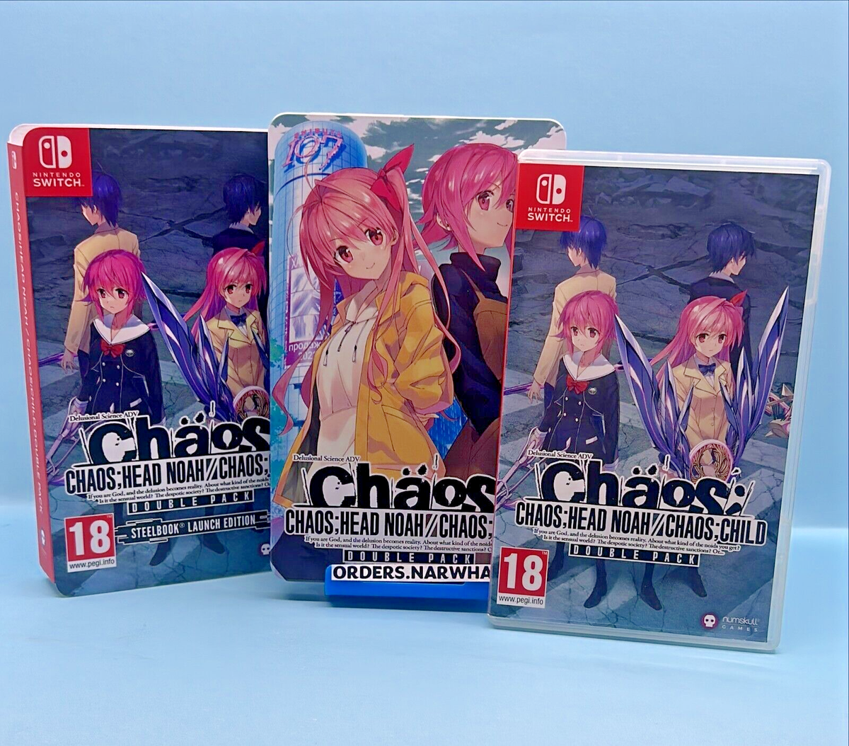 CHAOS;HEAD NOAH / CHAOS;CHILD DOUBLE PACK-STEELBOOK LAUNCH EDITION