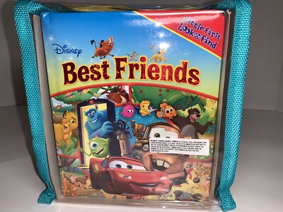 Disney First Look And Find CARS BEST FRIENDS ABC ADVENTURES NEW WITH CASE 4 LOT