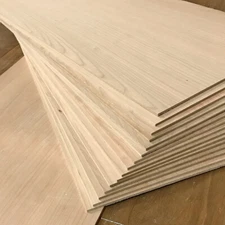 1/8" Plywood Real Wood Veneered Panels for Crafts, Laser & Engraving