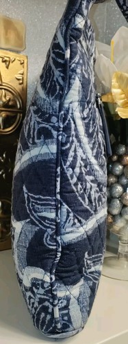 Auth💥EUC💥Vera Bradley Blues Retired 2018 Indio Pattern Hipster Crossbody Bag - Bild 13 von 24
