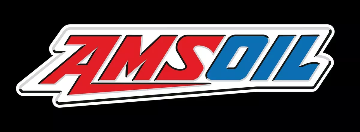 Set (2) of AMSOIL Performance Oil Logo Decal Sticker Choose Size