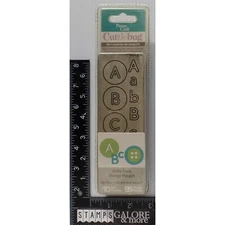 CUTTERBUG PROVO BUG 10 DIE CUTS TEMPLATE ALPHABET LETTERS BABY FACE #BINT