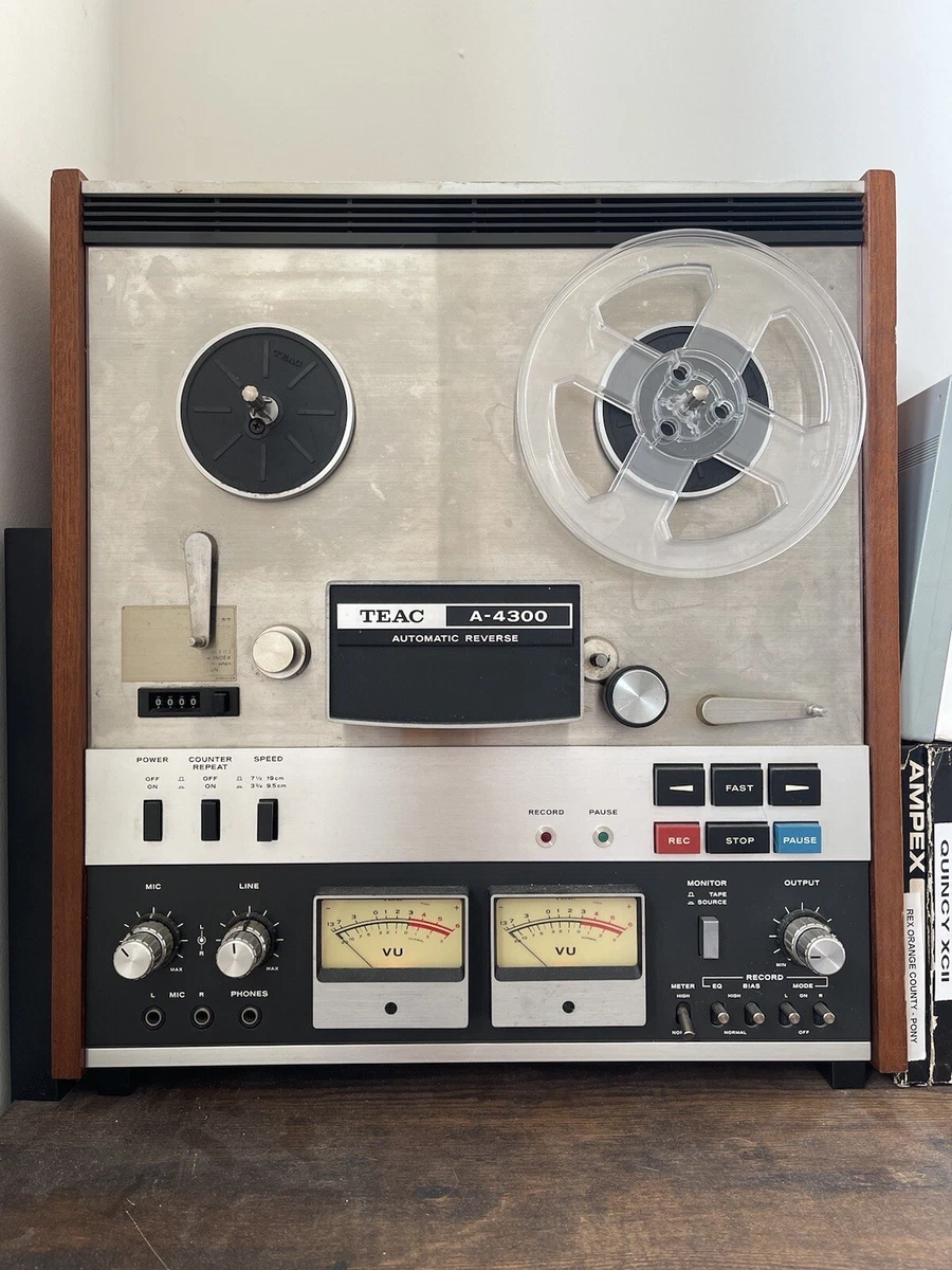 TEAC A-4300 AUTOMATIC REVERSE REEL TO REEL