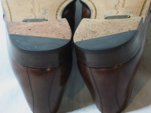 Zapatos de vestir Mezlan para hombre exóticos cocodrilo monje correa cuero talla 8 M cuero marrón - Imagen 12 de 16
