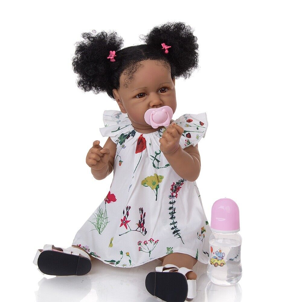 22 Inch African American Reborn Baby Doll Girl Tisha Reborn Soft Silicone  Baby Dolls for Kids - China Reborn Baby Doll and Vinyi price