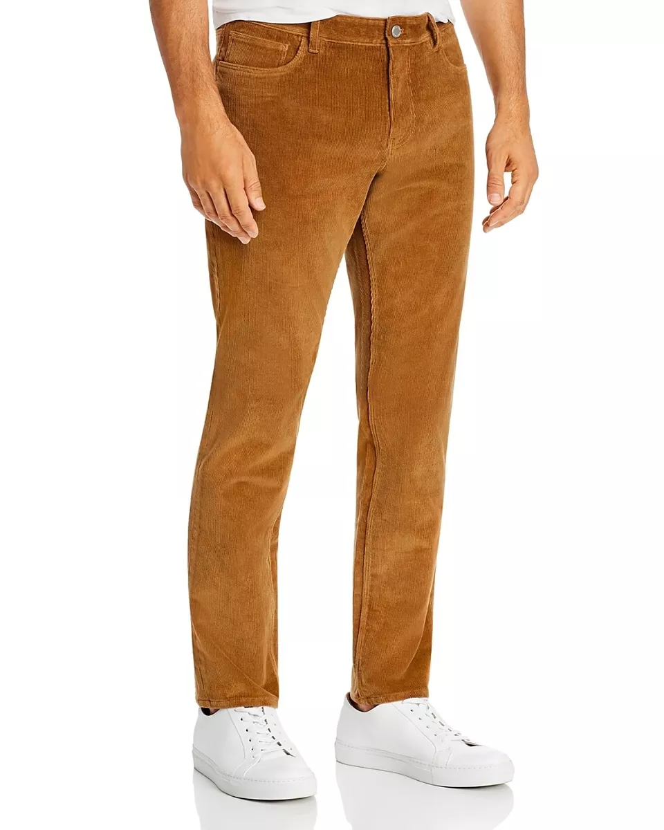 Michael Kors Mens Parker Stretch Slim Fit Corduroy Pants Husk Size 32 | eBay