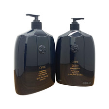 Oribe Signature Shampoo Conditioner Liter Duo 33.8 oz with Pumps