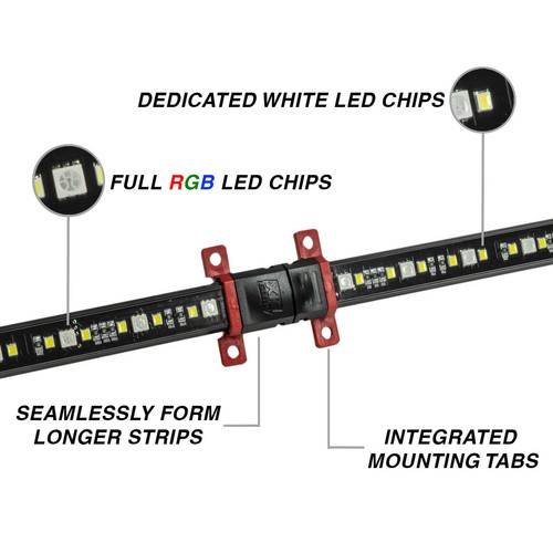 XKmax LED Underglow Light Kit with RGBW Color Chasing App Control - Picture 3 of 8