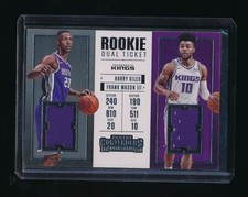 FRANK MASON III HARRY GILES 2017-18 PANINI CONTENDERS ROOKIE TICKET RC JERSEY
