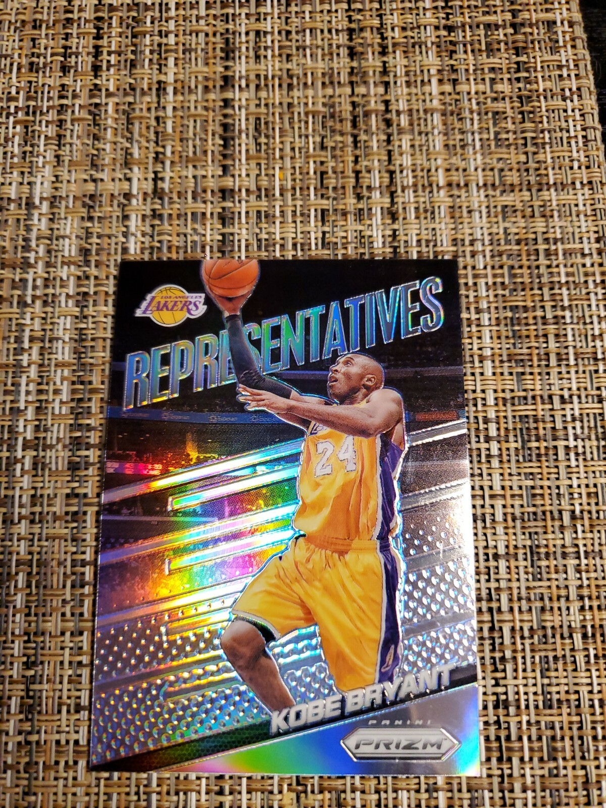 2014-15 Panini Prizm Representatives Silver Prizm #10 Kobe Bryant Lakers