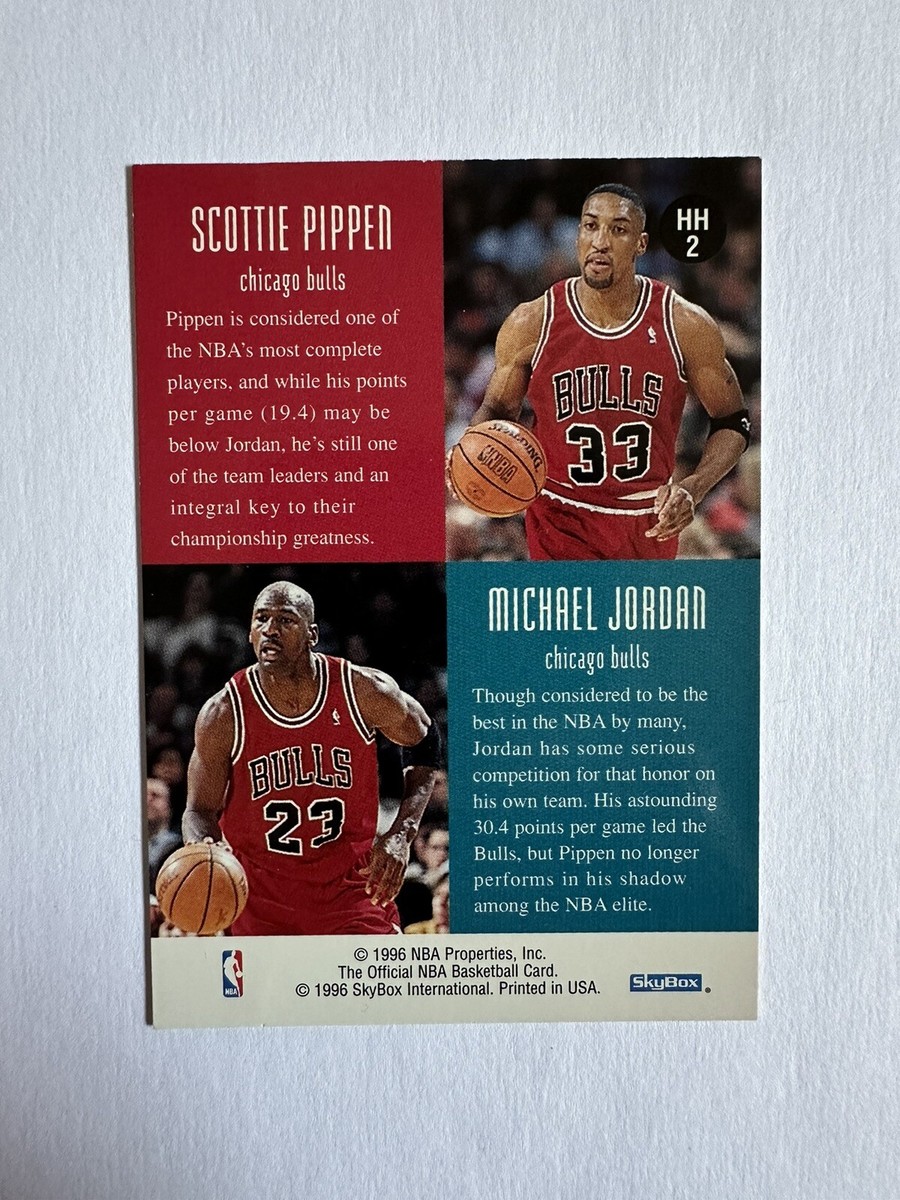 NBAカード MICHAEL JORDAN×SCOTTIE PIPPEN NBAカード MICHAEL JORDAN×SCOTTIE PIPPEN 1996 Hoops head to head