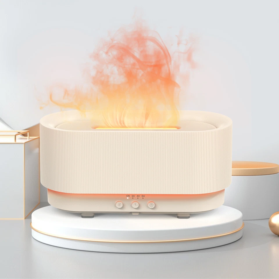 SEJOY 300ML Luftbefeuchter Flamme Raumbefeuchter Feuer Aroma Diffuser ÖlDiffusor - Bild 2 von 4