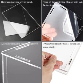 Acrylic Display Case 30.7"x20"x14.2" for (Lego Disney Castle 71040, Lego 43197)