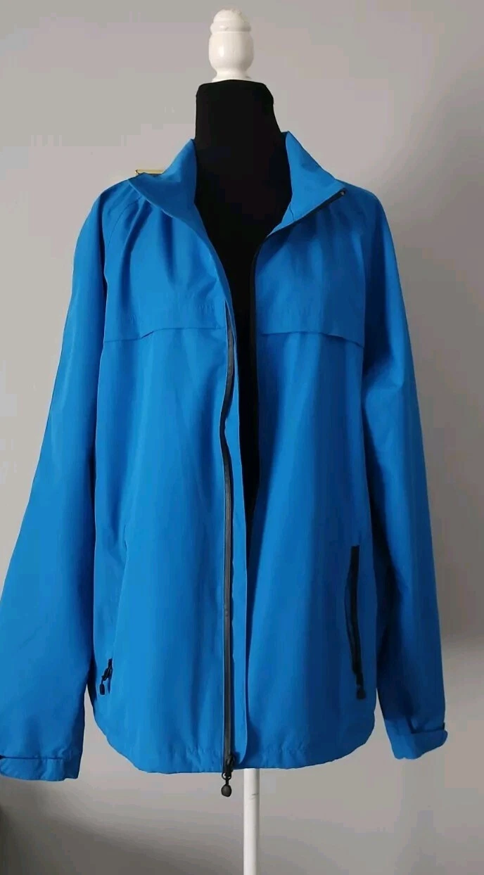 Waterproof Jacket PORT AUTHORITY Men Size XL Zipper With Out Hoodie Good Cond