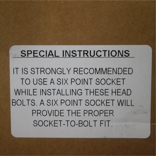 Manley 42171 Head Bolts For Small Block Chevy V8 For 1 Head 1472 Hex