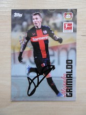 Alejandro Grimaldo autograph signed TC Topps Bayer 04 Leverkusen International S