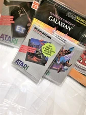 Atari Computer 400 800 1200 Video Game Clear Case Cases Sleeve Box Protector CIB