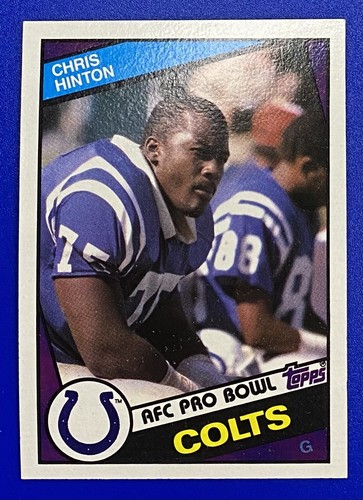 Chris Hinton #15 1984 Topps card