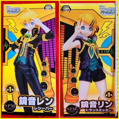 Kagamine Len Rin Figur Box 2 Set SPM Project Diva Arcade Future Tone Sega Japan