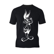 Image of Looney Tunes Bugs Bunny Line Salute Classic Cartoon Official Men's T-Shirt