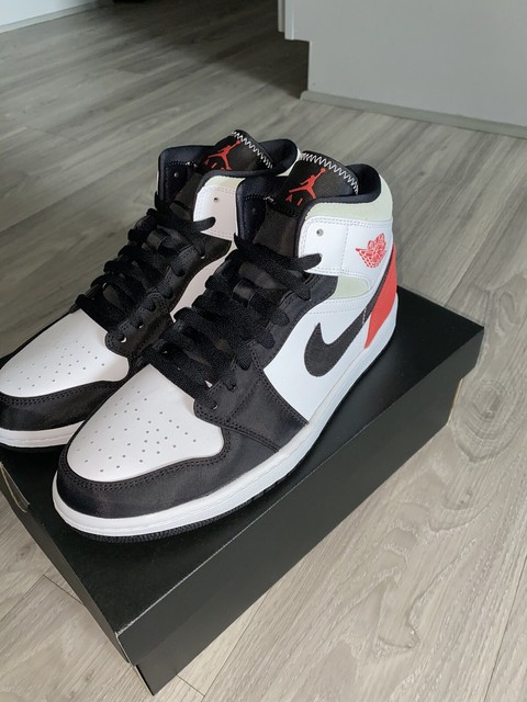 Air Jordan 1 Mid SE Union Red Black Toe 852542-100 Size 8m Ships Fast for sale online | eBay