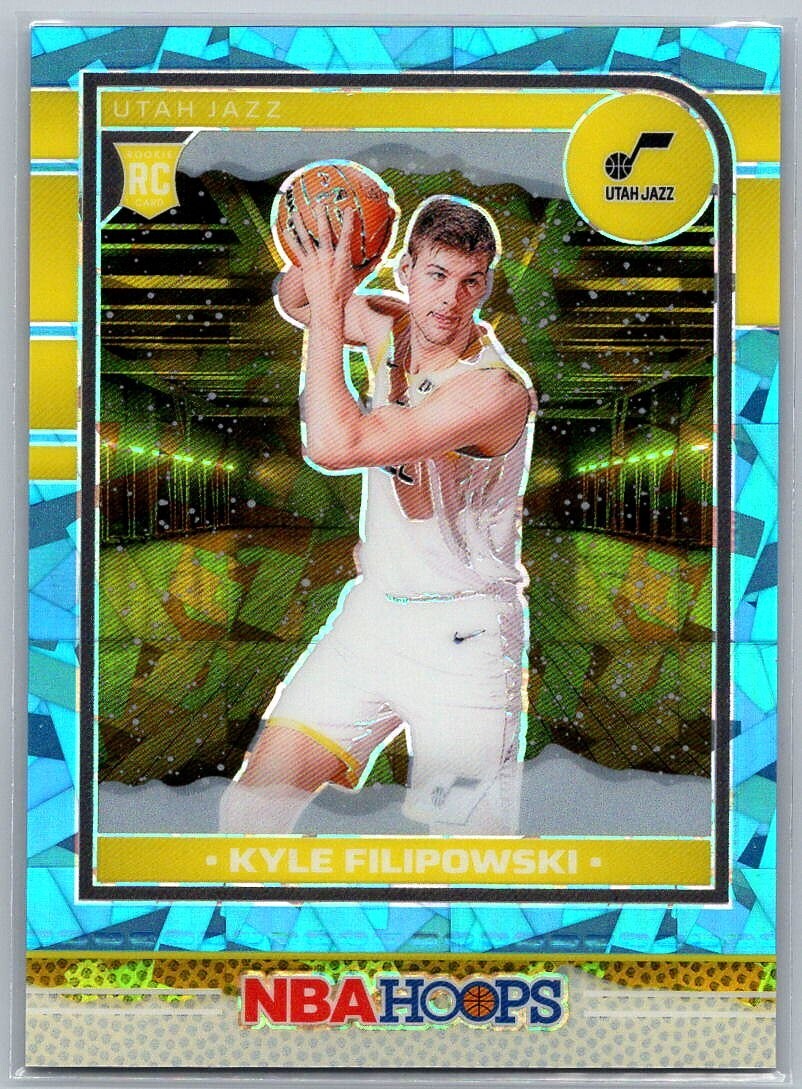 2024-25 Panini NBA Hoops #262 Kyle Filipowski RC Winter Blizzard Prizm 8/88