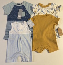 LOT of 4 Kissy Kissy Chick Pea Splendid Bodysuit Size 0-3 months