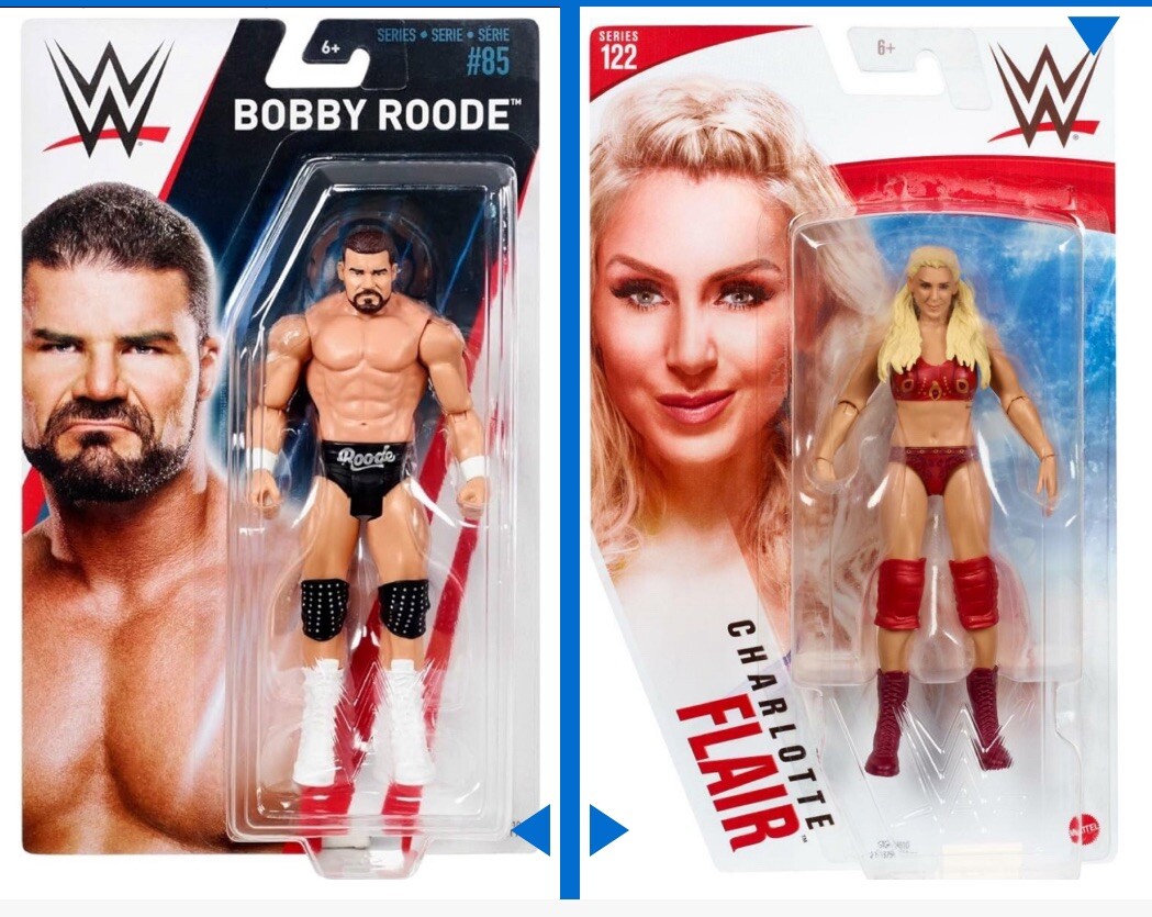 Mattel WWE Lot Of 85 Bobby Roode 122 Charlotte Flair New Sealed