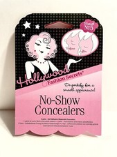Hollywood Fashion Secrets No-Show Concealers 5 Pairs Bra Accessories - Brand New