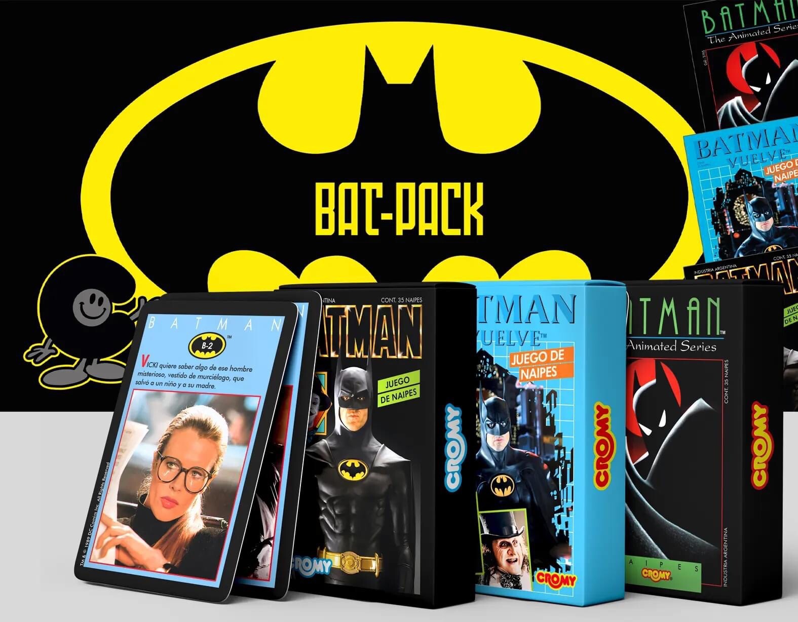 Batman Card Pack Cromy Colecciones. 3 Decks