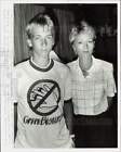 1986 Press Photo Wade Harris and mother discuss polygraph tests in Polk County