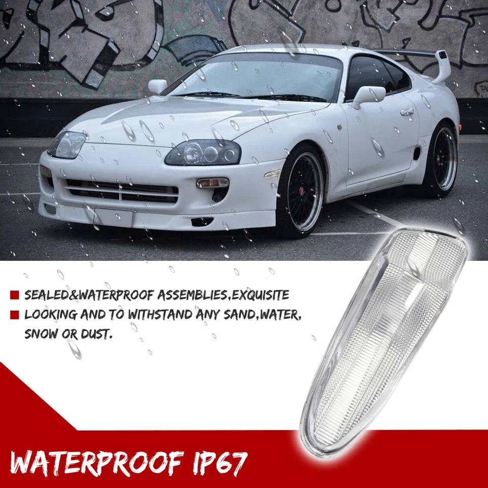 Parachoques delantero transparente para Toyota Celica 2000-2005 guardabarros luces marcadoras laterales carcasa Foto 4 de 4