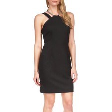 MICHAEL KORS Women's Sleeveless Black Dress Size M NWT