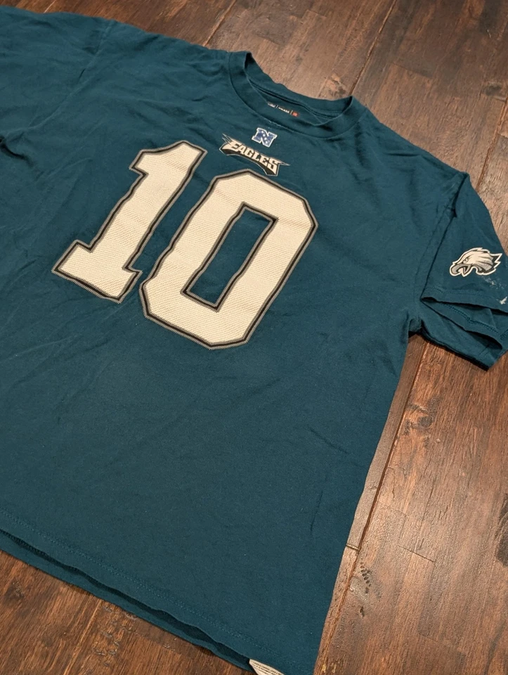 Camisa Philadelphia Eagles Para Hombres Grande NFL Fútbol DeSean Jackson Equipo Ropa Foto 2 de 4