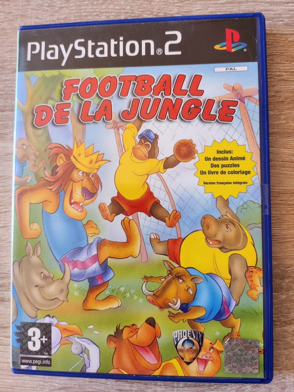 Jeu Playstation PS2 - Football de la Jungle - Phoenix 2004 - PAL FR