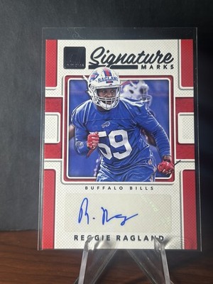 Reggie Ragland 2017 Donruss Signature Marks RC Auto #SM-RRG Buffalo Bills