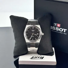 Tissot Black PRX 40mm Quartz Stainless Steel Men's Watch T137.410.11.051.00