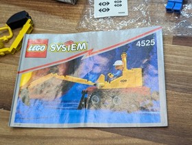 Lego 4525 Road and Rail Repair BOX Shaft Instructions Train 9V Classic Train Train