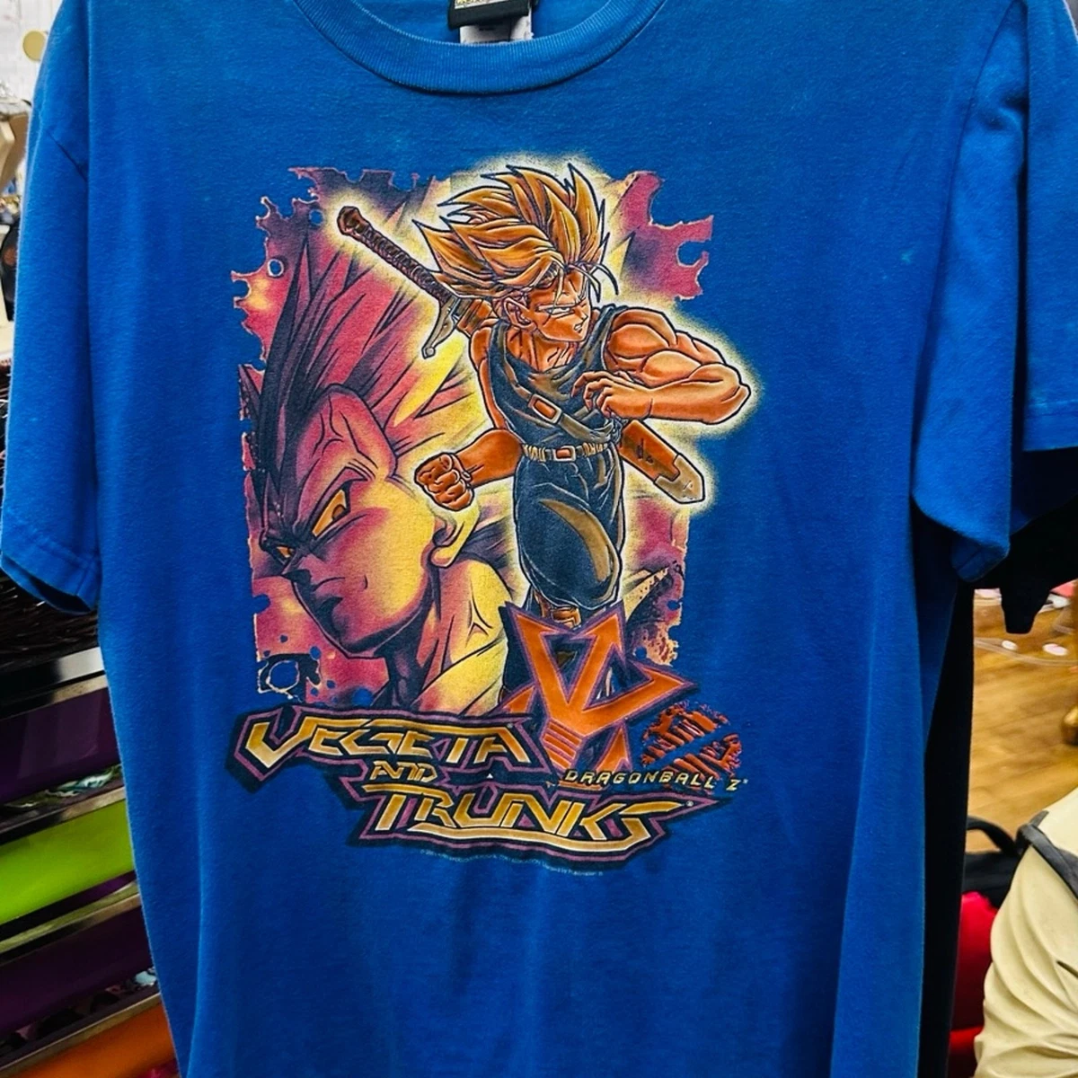 T-shirt Vintage Dragon Ball Z 1997 - Couleur Navy, Taille M, Occasion Bon état (8/10)