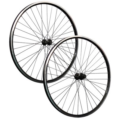28 Zoll Fahrrad Laufradsatz Hohlkammer geöst Shimano T610 Deore schwarz V-Brake