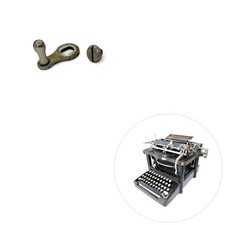Ribbon Spool Crank / Lever for Remington No 6 or 7 Typewriter Antique Standard thumbnail