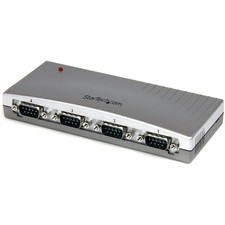 StarTech 4-Port USB to RS232 Serial DB9 Adapter Hub
